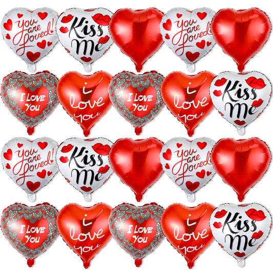 Romantic Revelations 20Pc Valentine Balloon Set