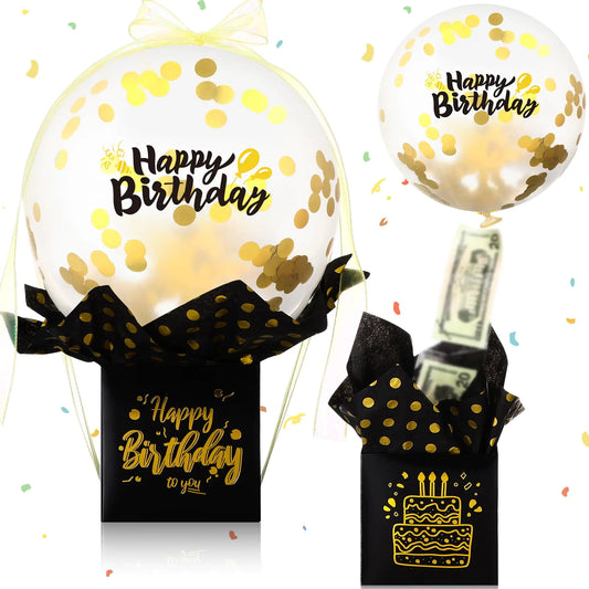 Birthday Cash Balloon Box