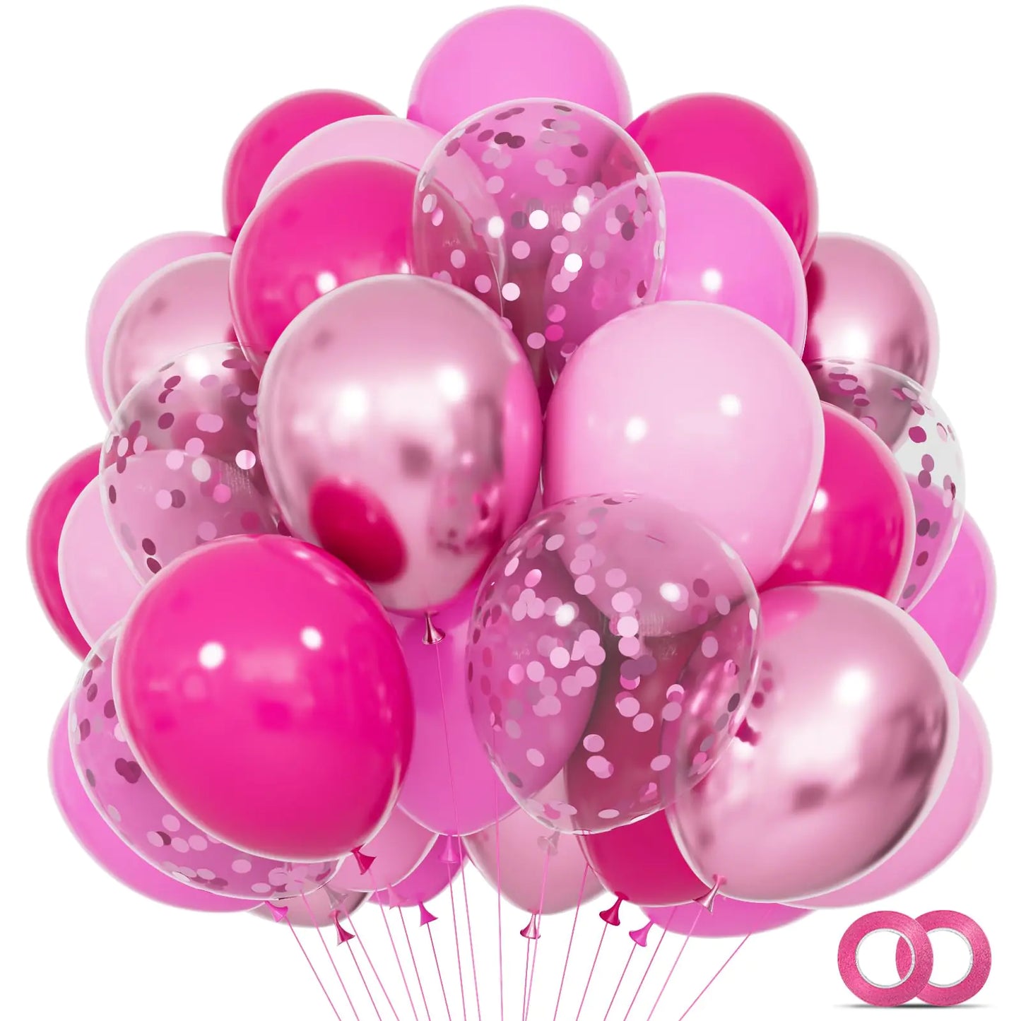 Pink Spectacular 68pc Balloon Set